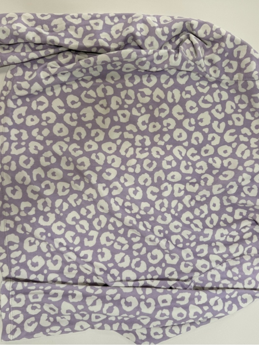 art class Lilac and White Leopard Print Kids Pajama Set - Picture 7 of 7